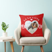 La La Love Valentine’s Day Couple Photo クッション (椅子)