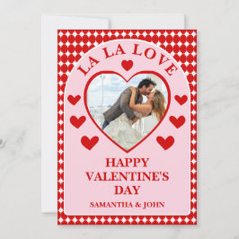 La La Love Valentine’s Day Couple Photo シーズンカード