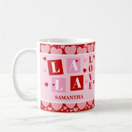 La La Love Valentine’s Day Personalized Mug コーヒーマグカップ