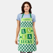La La Lucky St. Patrick’s Day  エプロン (着用した状態)