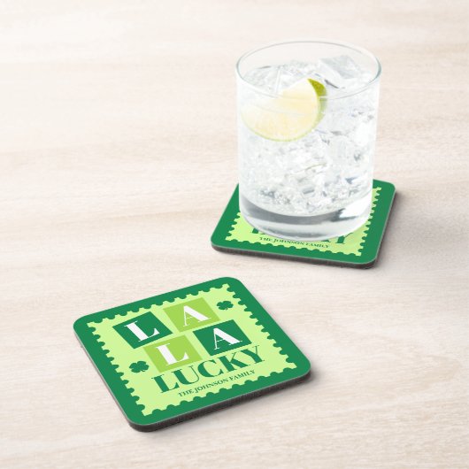 La La Lucky St. Patrick’s Day コースター (右側)