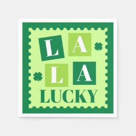 La La Lucky St. Patrick’s Day スタンダードカクテルナプキン