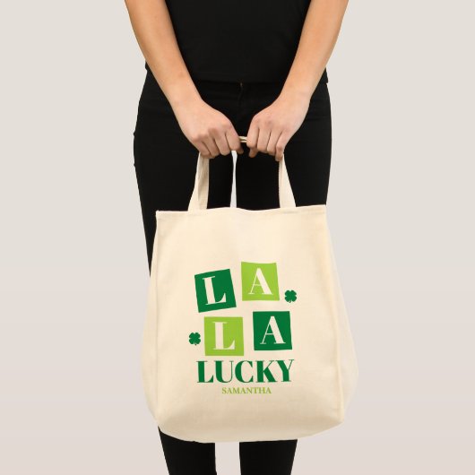 La La Lucky St. Patrick’s Day トートバッグ (正面(商品))