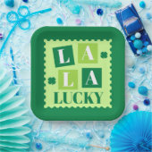 La La Lucky St. Patrick’s Day ペーパープレート (パーティー)