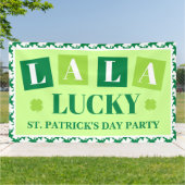 La La Lucky St. Patrick’s Day 横断幕 (外側)