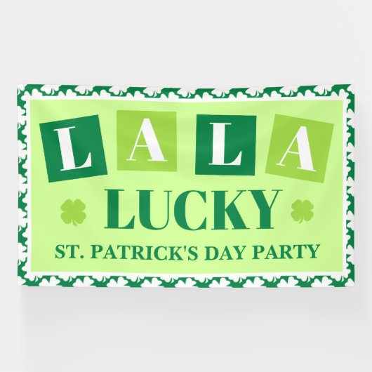 La La Lucky St. Patrick’s Day 横断幕 (横)