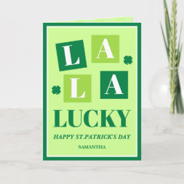 La La Lucky St. Patrick’s Day Card カード