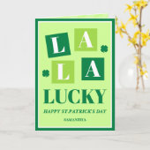 La La Lucky St. Patrick’s Day Card カード (黄色い花)