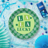 La La Lucky St. Patrick’s Day Green ペーパープレート (パーティー)