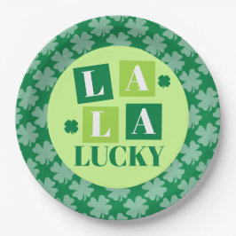 La La Lucky St. Patrick’s Day Green ペーパープレート
