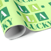 La La Lucky St. Patrick’s Day Green ラッピングペーパー (ロールコーナー)