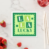 La La Lucky St. Patrick’s Day Party スタンダードカクテルナプキン (インサイチュ)