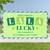La La Lucky St. Patrick’s Day Party Welcome 横断幕 (外側)