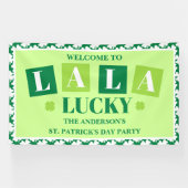 La La Lucky St. Patrick’s Day Party Welcome 横断幕 (横)