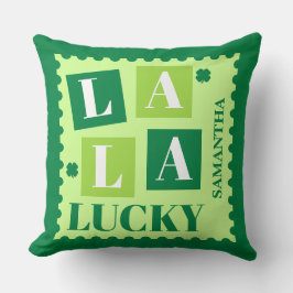 La La Lucky St. Patrick’s Day Personalized クッション