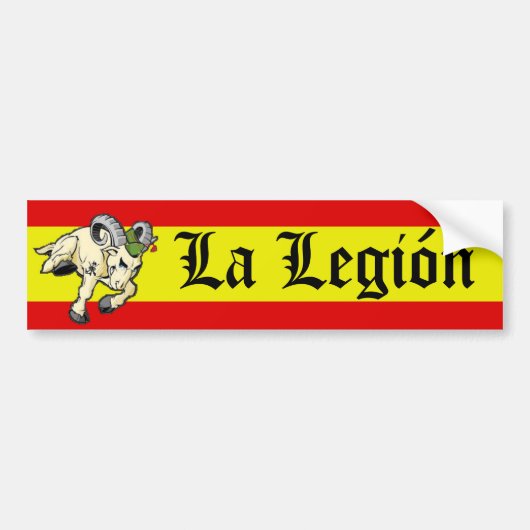 La Legión バンパーステッカー (正面)