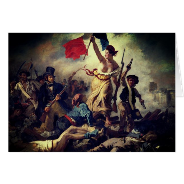 La Liberté guidant le peuple – Eugène Delacroix (正面横)