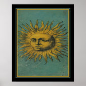 "La Lumiere"  Vintage Tarot ポスター (正面)