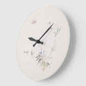 La lune par Bracquemond ラージ壁時計 (傾斜)