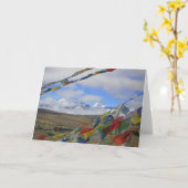 La-Lung La ・グリーティングカード カード (黄色い花)