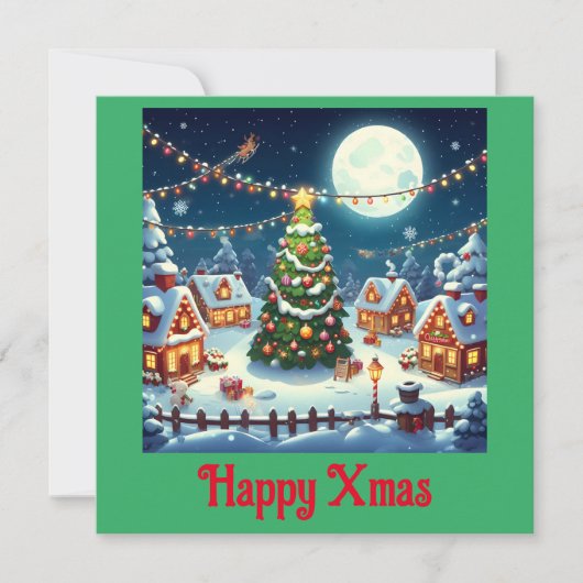 La magie de Noël en image 招待状 (正面)