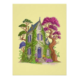 La maison au lièrre et ses arbres géants. ポスター
