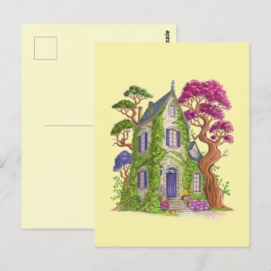 La maison au lièrre et ses arbres géants. ポストカード (正面/裏面)