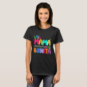 La MaMa Mas Bonita Retro Groovy  Spanish Mothers D Tシャツ (正面フル)