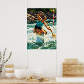 LA MANŒUVRE DU CANOË (The Canoe Maneuver) ポスター (キッチン)