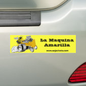 La Maquina Amarilla バンパーステッカー (車上)