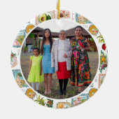 La Mejor Abuela del Mundo | Personalized セラミックオーナメント (裏面)