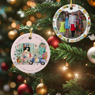 La Mejor Abuela del Mundo | Personalized セラミックオーナメント