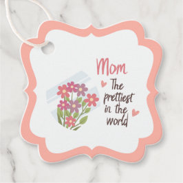 La mejor etiqueta de regalo de mamá - Día de la ma フェイバータグ