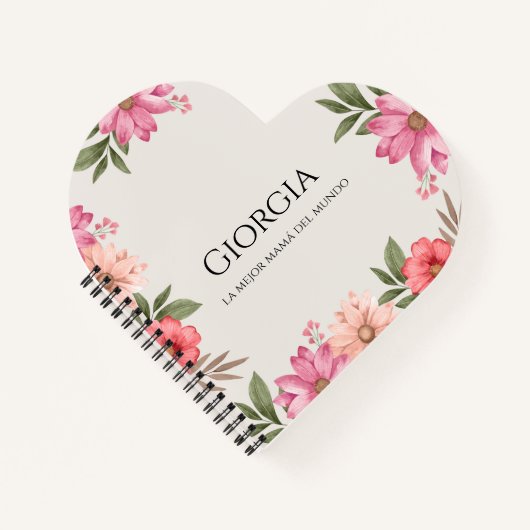 La mejor mamá del mundo ノートブック (正面)