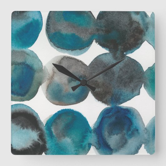 La Mer -円 スクエア壁時計 (正面)