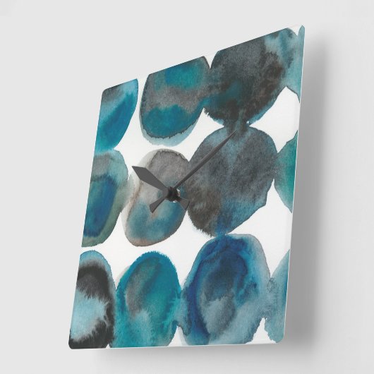 La Mer -円 スクエア壁時計 (傾斜)