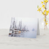 La Monde -サーモンピンクの艦隊 カード (黄色い花)