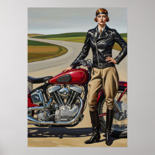 LA MOTOCYCLSTE (ザ・モータサイクル) ポスター