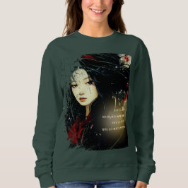 La Mujer del Agua - Arte japonés en tu sudadera スウェットシャツ