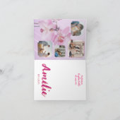 La mujer más bella de mi vida tarjeta editable カード (内部)