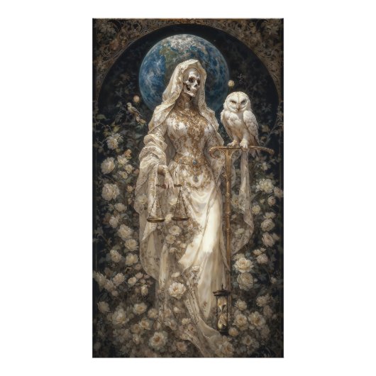 La Niña Blanca, Santa Muerte フォトプリント (正面)