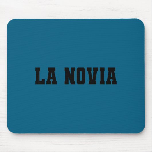 La novia bride matching novio groom bachelorette マウスパッド (正面)