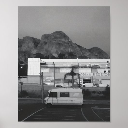 La Nucia B&W ポスター (正面)