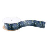 La Nuit Etoilée de Van Gogh (The Starry Night) サテンリボン (リール)