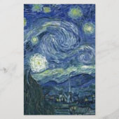 La Nuit Etoilée de Van Gogh (The Starry Night) 便箋 (正面)
