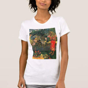 「La Oranaマリア」の-ポール・ゴーギャンTシャツ Tシャツ
