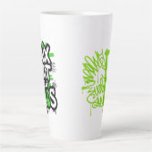 La paix est un choix カフェラテマグ (正面)