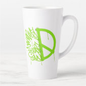 La paix est un choix カフェラテマグ (右)