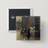 La Parfumerie Viollet、通りdes Capucines 缶バッジ (正面&裏面)