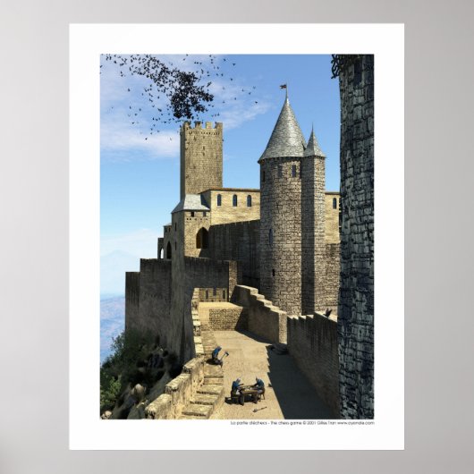 La partie d'echecs – チェスゲーム ポスター (正面)